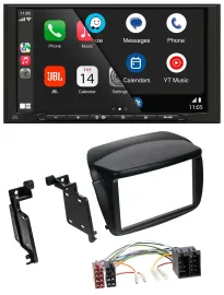 JBL USB 2DIN MP3 Bluetooth AUX Autoradio für Fiat Doblo ab 10 Opel Combo ab 12