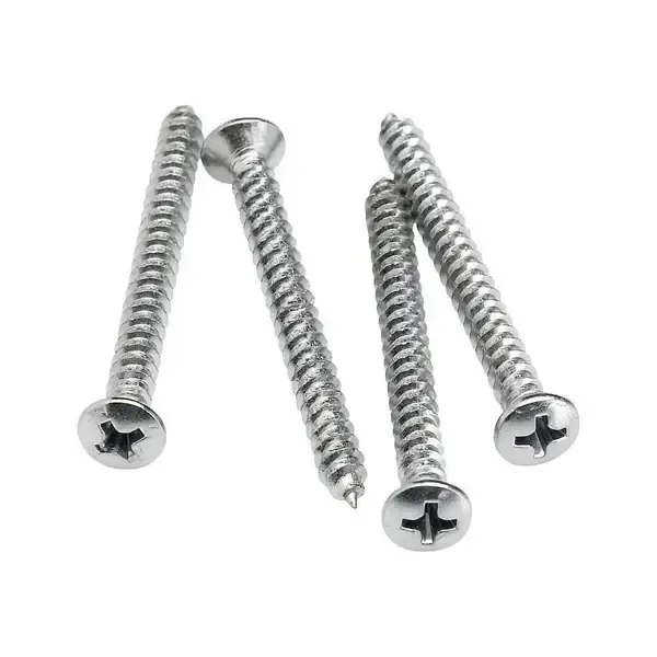 Саморезы для крепления грифа электрогитары Fender Chrome Neck Mounting Screws, Pack of 4