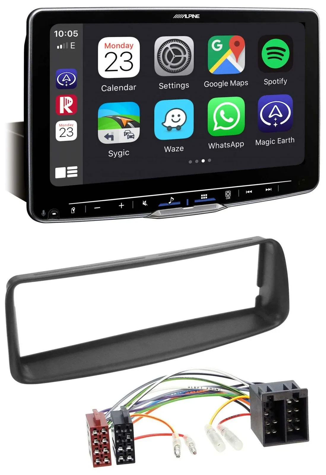 Alpine Bluetooth MP3 USB DAB Autoradio für Peugeot 206 (ab 1998)