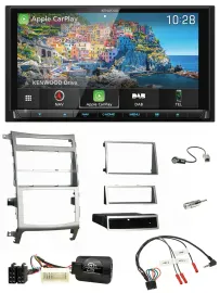 Kenwood Bluetooth Lenkrad 2DIN USB TMC DAB Navigation für Hyundai IX55 2009-2012