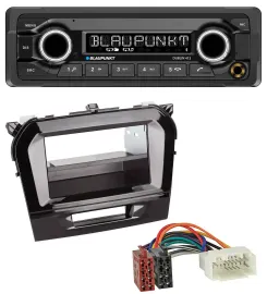 Blaupunkt MP3 Bluetooth USB AUX Autoradio für Suzuki Vitara (ab 2015)