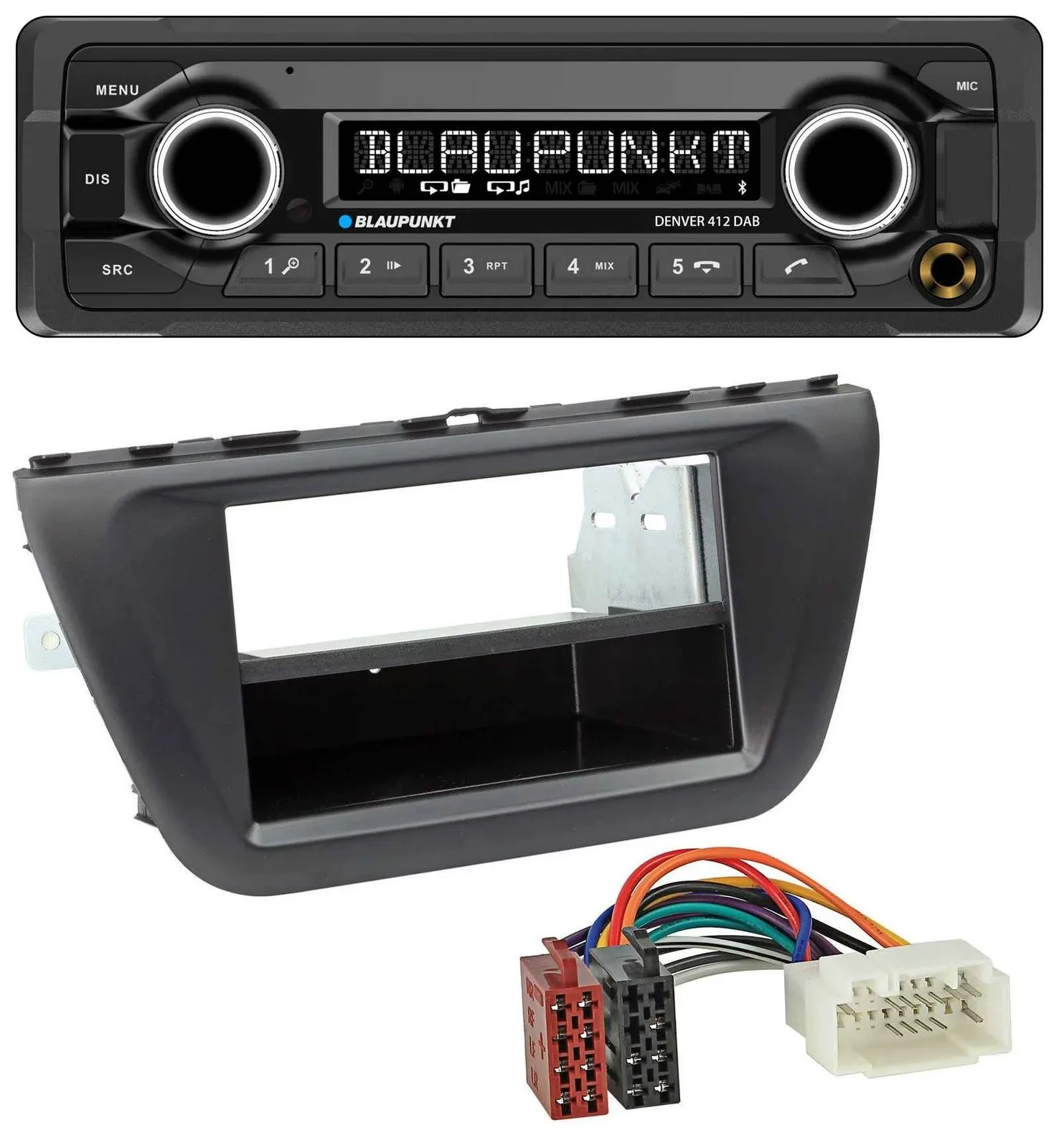 Blaupunkt Bluetooth DAB MP3 USB Autoradio für Suzuki SX4 S-Cross (JY ab 2013)