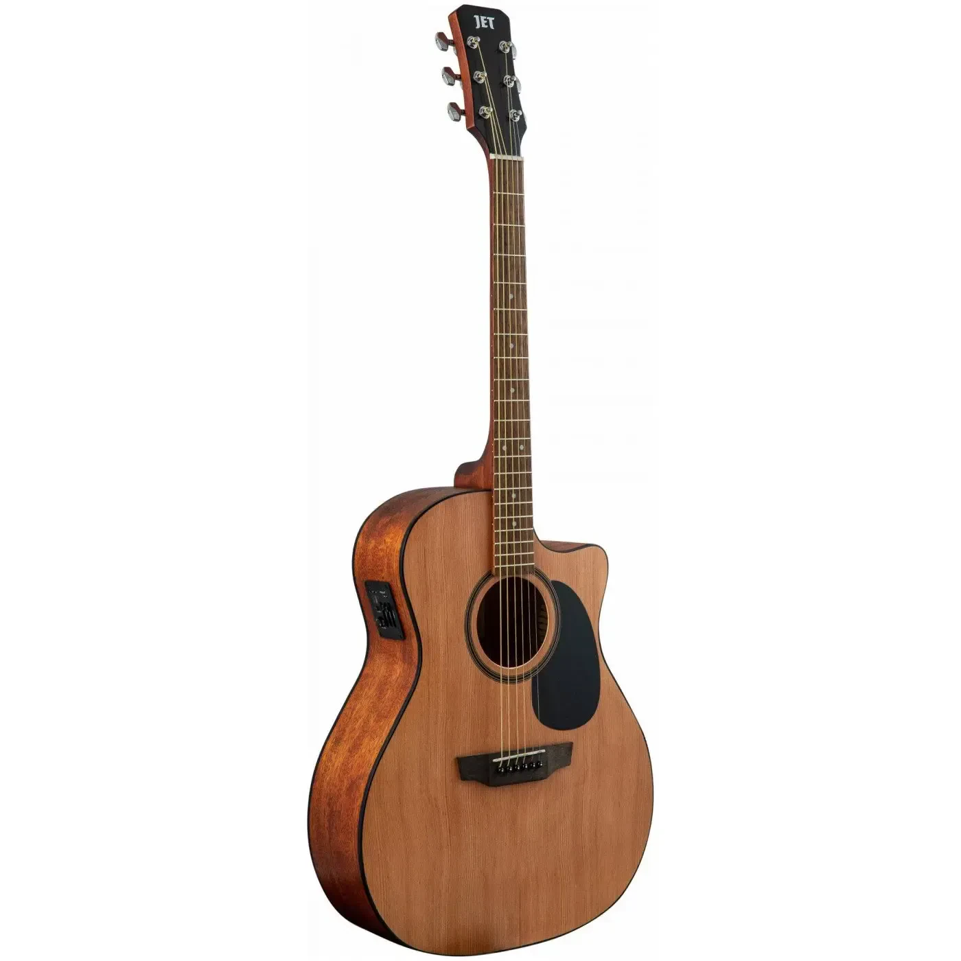 Электроакустическая гитара JET Guitars JGAE-255 Grand Auditorium Open Pore Natural