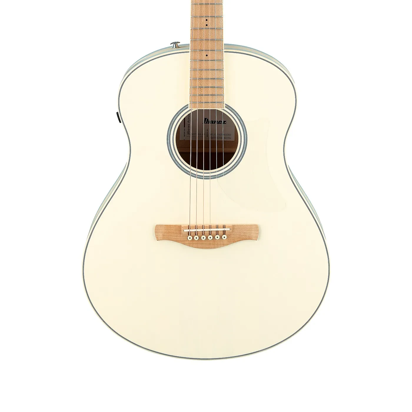 Ibanez AAM370M2E Advanced Auditorium Acoustic - Antique White Ice Blue