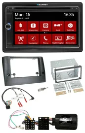 Blaupunkt 2DIN USB DAB Lenkrad Bluetooth TMC Navigation für Fiat Stilo 2005-2007