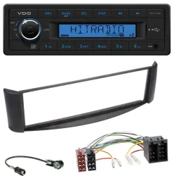 VDO AUX 1DIN MP3 USB Autoradio für Smart ForTwo (1998-2007)