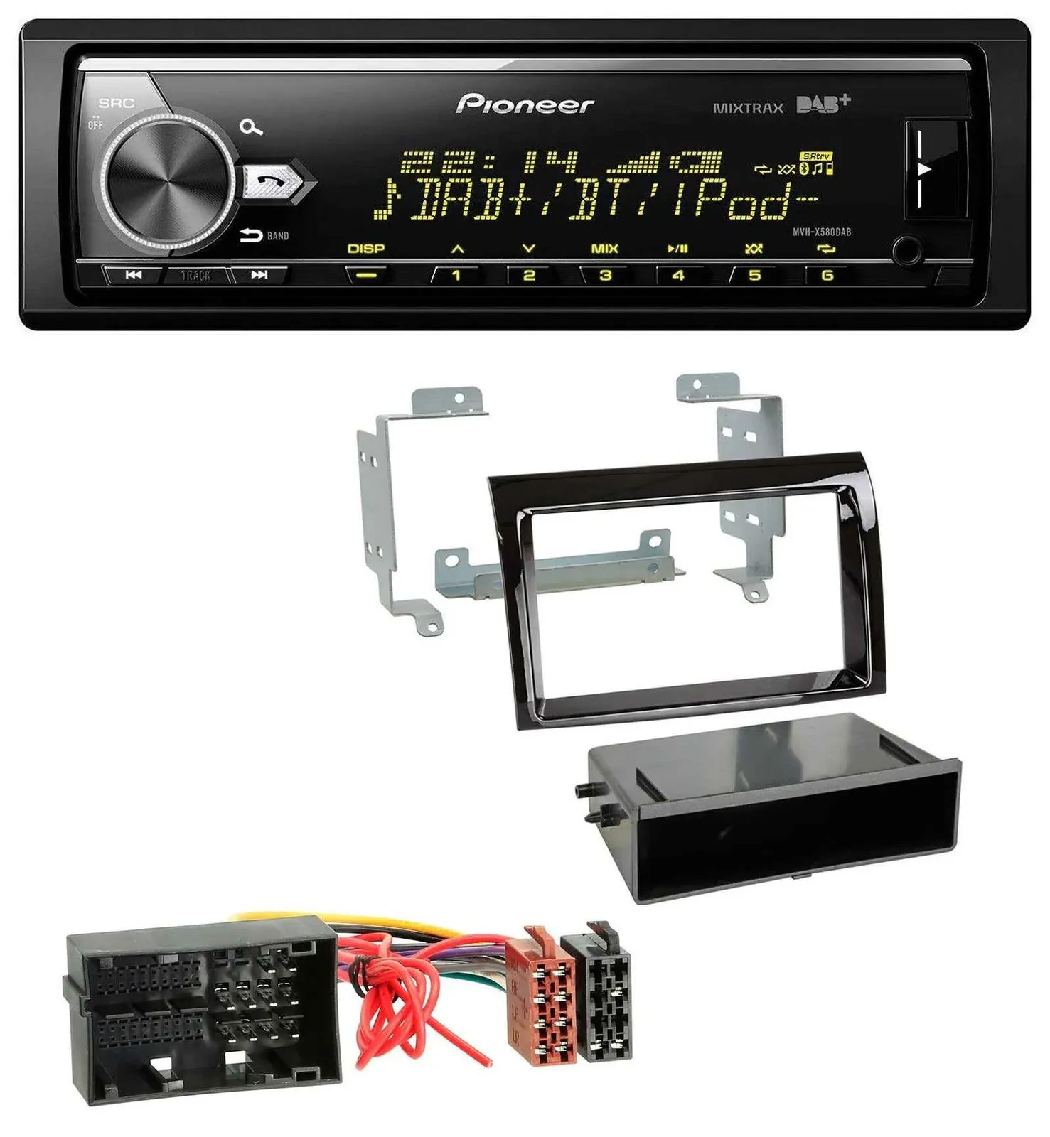 Автомагнитола для Citroen Jumper / Fiat Ducato 2014–2021 Pioneer Bluetooth, USB, DAB, MP3