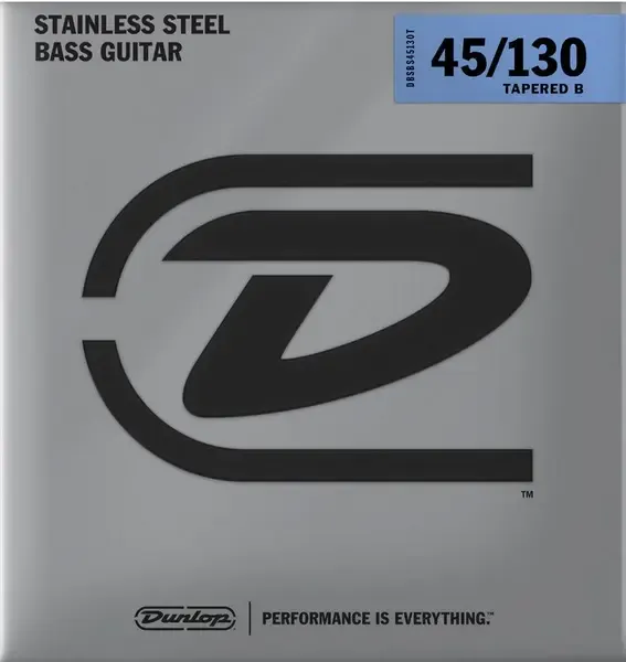 Комплект струн для 5-струнной бас-гитары Dunlop Super Bright Tapered DBSBS45130T