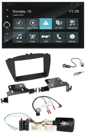 Blaupunkt 2DIN Lenkrad TMC Bluetooth USB DAB Navigation für Hyundai ix35 ab 2013
