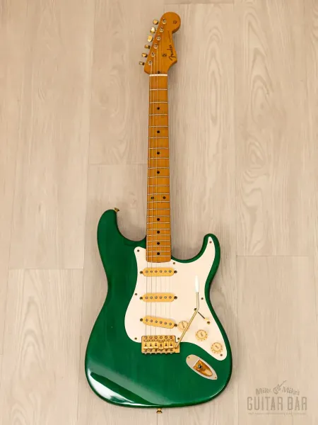 Электрогитара Fender Custom Edition 1957 Stratocaster ST57G-65 SSS Charcoal Green w/gigbag Japan 1993