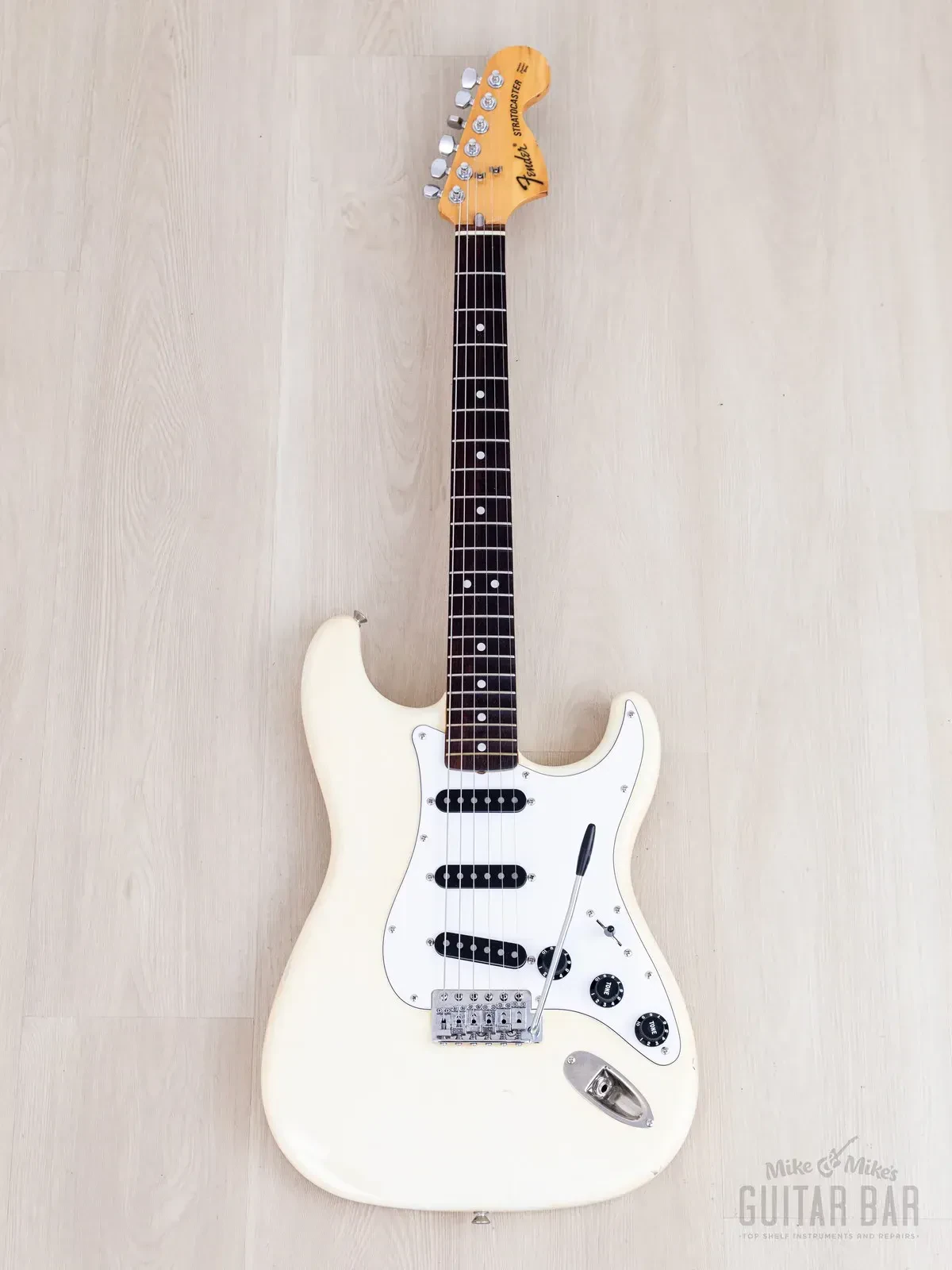 Электрогитара Fender Stratocaster 1972 Vintage Reissue ST72-65 SSS Olympic White w/gigbag Japan 1986