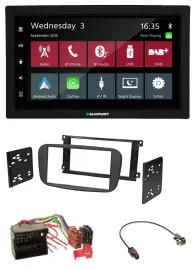 Blaupunkt DAB Bluetooth USB MP3 2DIN Autoradio für Ford Focus C-Max Galaxy ab 20