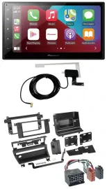Pioneer USB Bluetooth DAB MP3 2DIN Autoradio für BMW 3er 1999-2002 1 Schalteröff