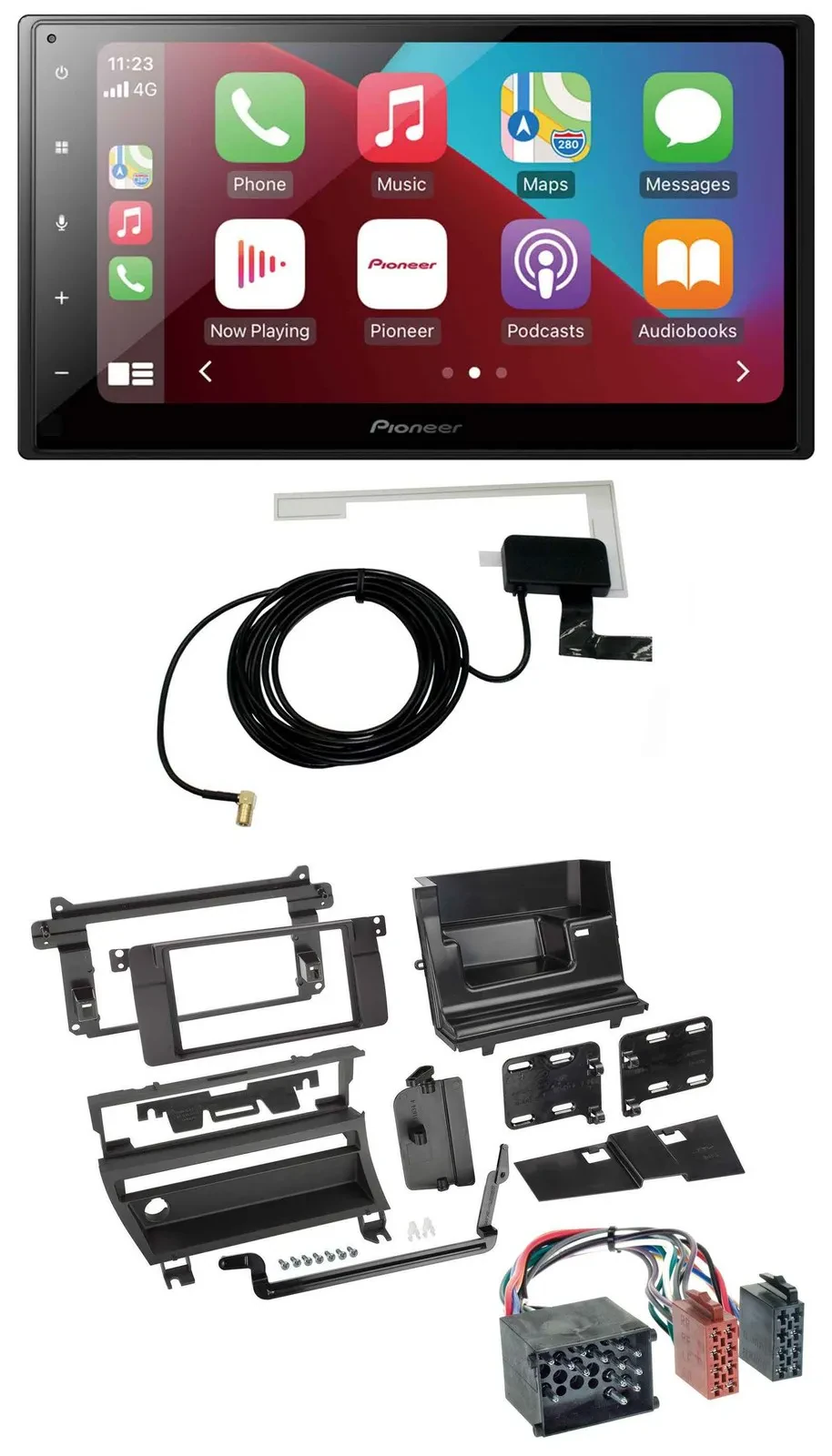 Pioneer USB Bluetooth DAB MP3 2DIN Autoradio für BMW 3er 1999-2002 1 Schalteröff