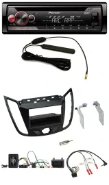 Автомагнитола для Ford C-Max/Kuga Pioneer CD/USB/DAB MP3 матовый чёрный