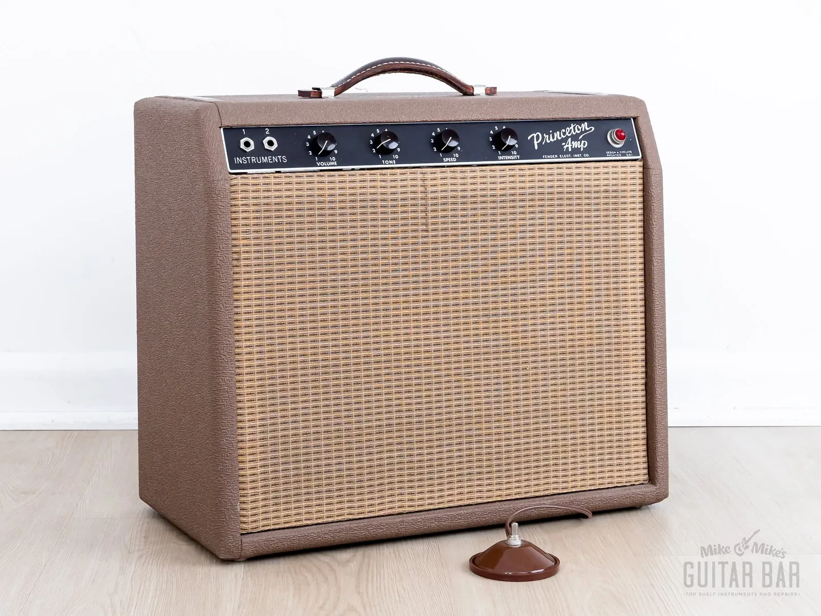 1962 Fender Princeton Brown Panel Vintage Pre-CBS Tube Amp 6G2 w/ Oxford 10J4