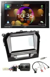 JVC DAB Lenkrad 2DIN Bluetooth USB Autoradio für Suzuki Vitara ab 2015
