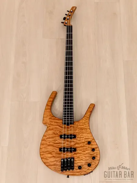 Бас-гитара Parker Fly Bass FB4 Quilted Maple USA 2003 w/Dimarzio Ultra Jazz & Piezo Pickups