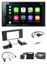 Автомагнитола Pioneer 2-DIN, USB, DVD, Bluetooth, DAB, для BMW X5 E53 (2000–2006)