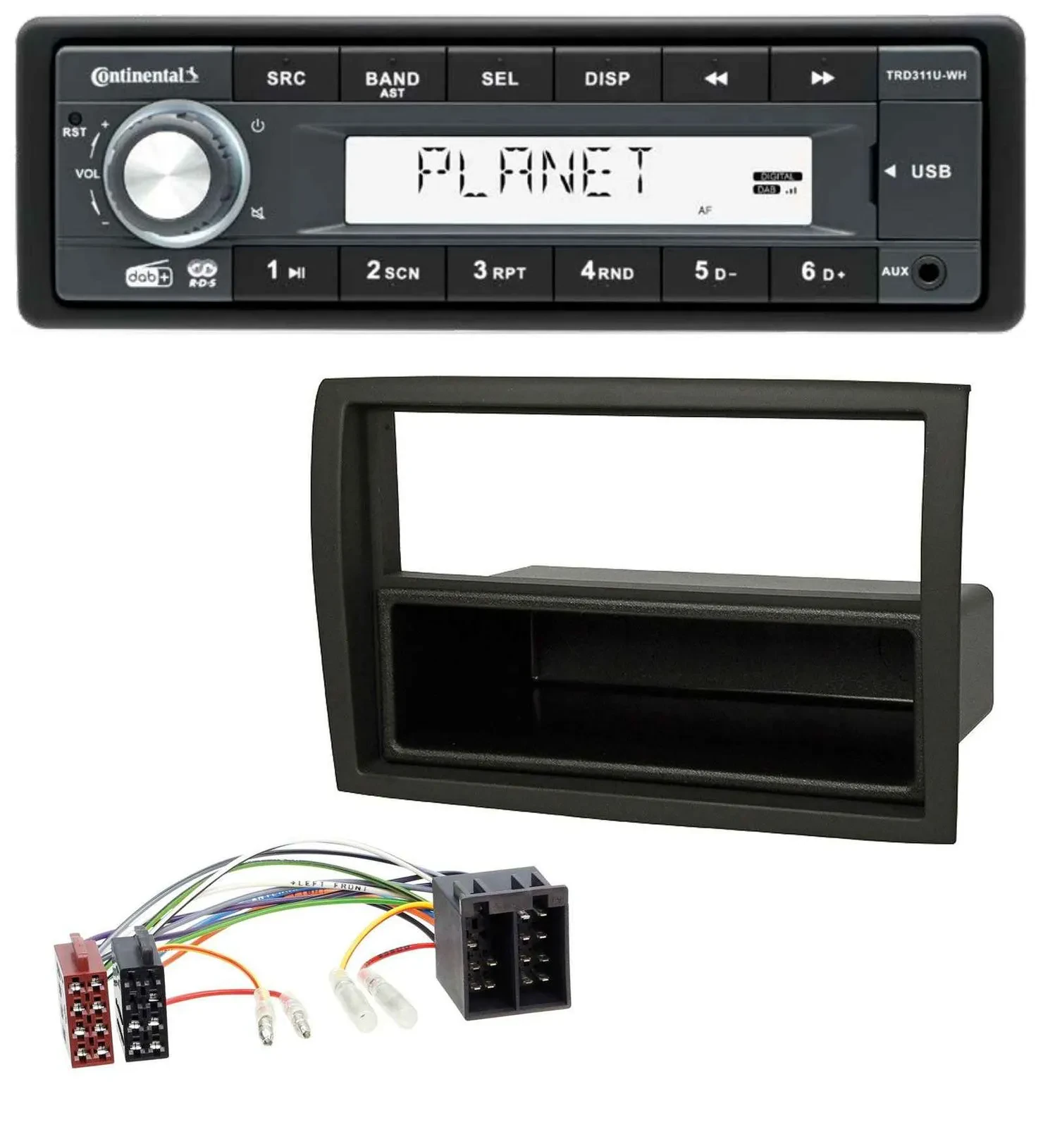 Continental MP3 AUX USB DAB 1DIN Autoradio für Citroen Jumper Fiat Ducato Peugeo