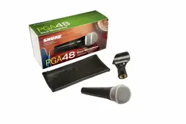 Вокальный микрофон Shure PGA48-LC Cardioid Dynamic Vocal Microphone - Less Cable