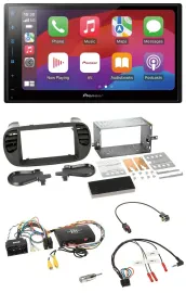 Pioneer DAB USB Lenkrad Bluetooth 2DIN Autoradio für Fiat 500 14-15 soft touch