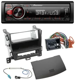 Pioneer MP3 1DIN DAB USB AUX Autoradio für Opel Zafira Tourer ab 12 jet black