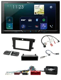 Pioneer Lenkrad Bluetooth USB 2DIN DAB Autoradio für Mazda CX-7 2008-2010