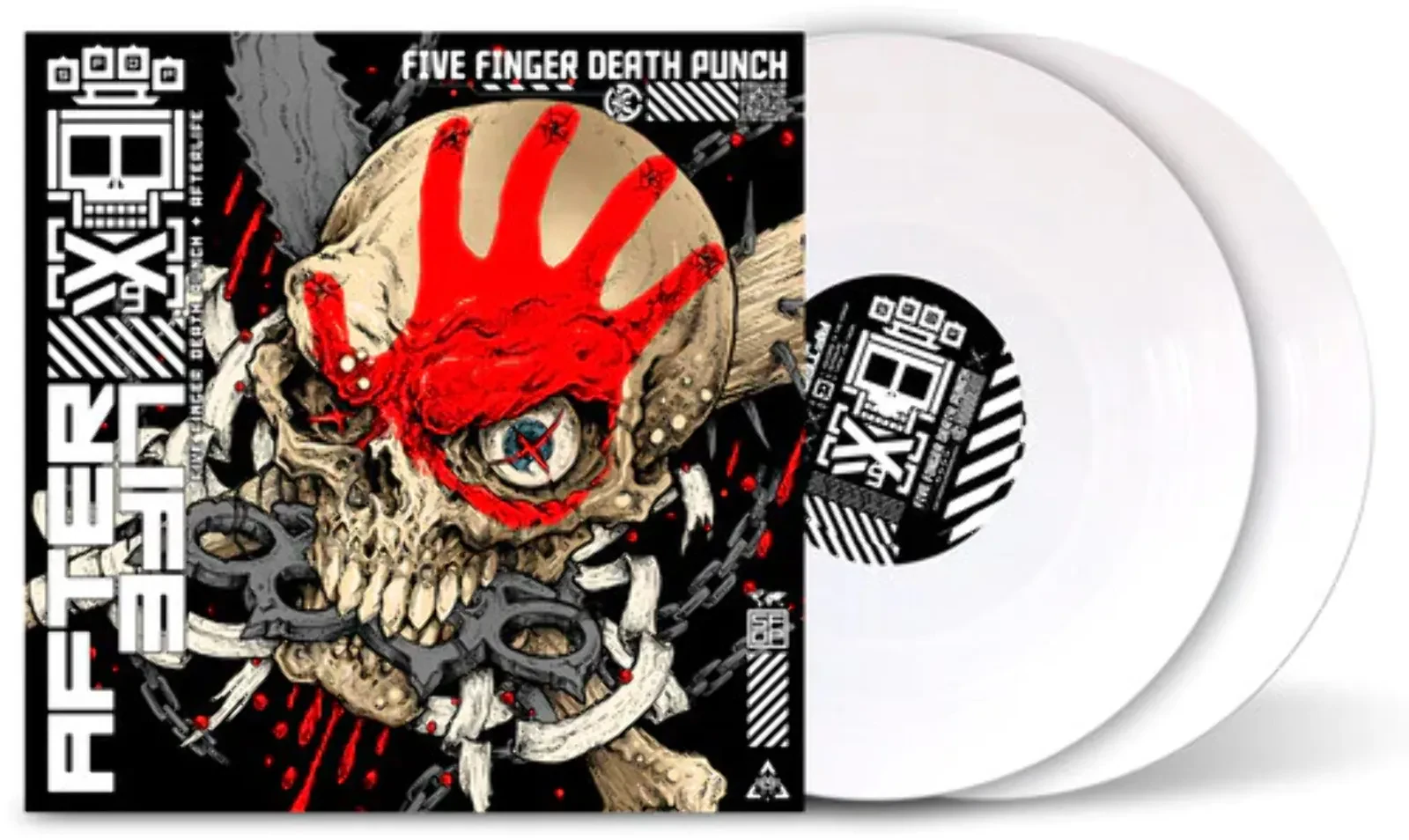 FIVE FINGER DEATH PUNCH Afterlife (White) (45 RPM) LP