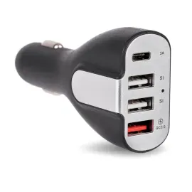 Автомобильное зарядное устройство NVX XCAQC30 Quick Charge QC 3.0, 3 USB-A + 1 USB-C
