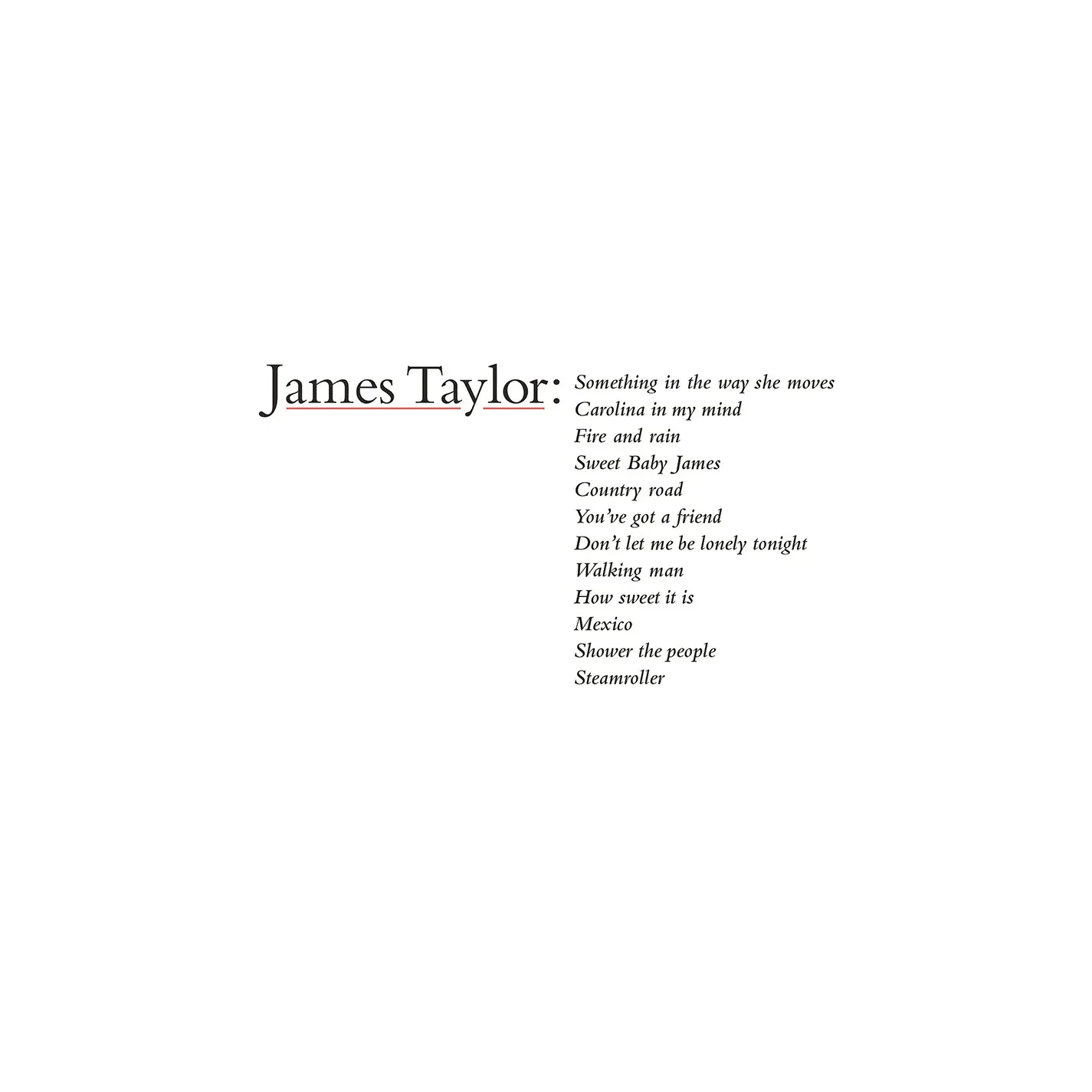 James Taylor - James Taylor's Greatest Hits (2019 Remaster) NEW Sealed Vinyl