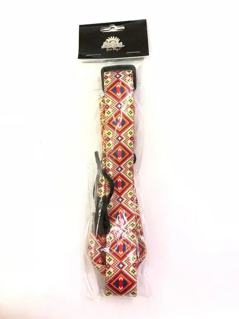 Ремень для укулеле Pukanala U-STP3 Polyester Red Blue