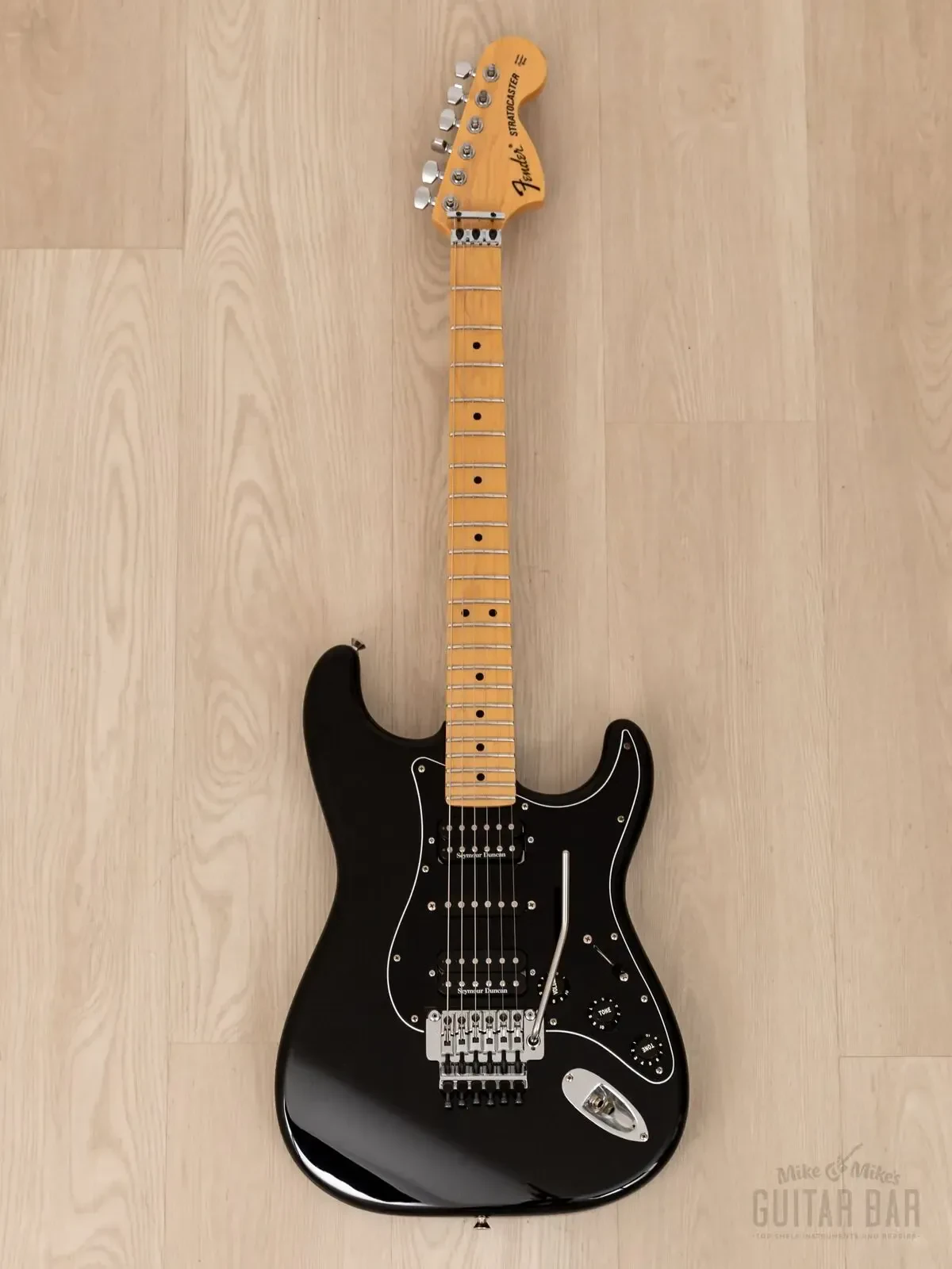 Электрогитара Fender Stratocaster ST72-FR HSH Black w/gigbag Japan 2014