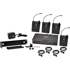 Микрофонная система персонального мониторинга Galaxy Audio AS-950-4 Wireless In-Ear Monitor Band Pack 518-554 MHz Black