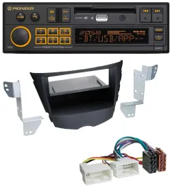 Pioneer DAB MP3 USB Bluetooth Autoradio für Hyundai Veloster (ab 2011)