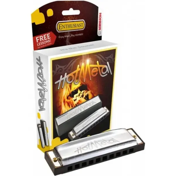 Губная гармошка диатоническая Hohner Hot Metal A (M57210X)