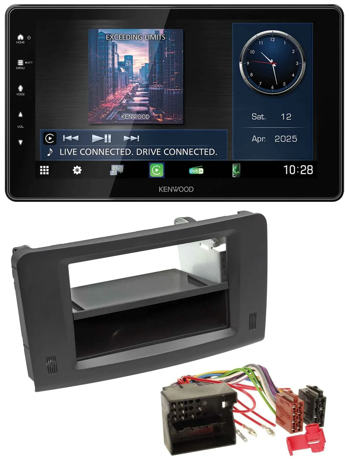 Kenwood MP3 Bluetooth USB DAB Autoradio für Mercedes M-Klasse W164 05-11 Profiva