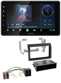 Kenwood MP3 Bluetooth USB DAB Autoradio für Fiat Ducato (2006-2010) schwarz