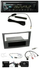 Pioneer CD MP3 Lenkrad DAB USB Autoradio für Opel Antara Astra H Zafira B charco