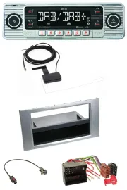 Dietz Bluetooth USB MP3 DAB Autoradio für Ford Kuga Fusion Transit 05-12 silber