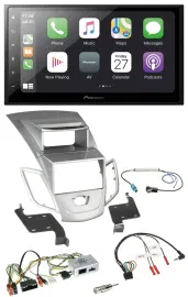 Pioneer Lenkrad Bluetooth DAB 2DIN USB Autoradio für Ford Fiesta 2010-17 Display