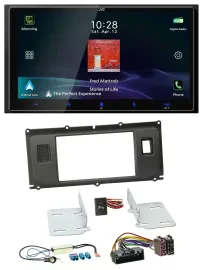 JVC USB Bluetooth 2DIN DAB MP3 Autoradio für Land Rover Evoque ab 2011