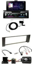 Автомагнитола для Audi A4 (2000–2004) Pioneer DAB, Bluetooth, USB, поддержка кнопок на руле, ISO