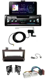 Автомагнитола Pioneer DAB, Bluetooth, MP3, USB для Hyundai Sonata (с 2009), тёмно-коричневый металлик