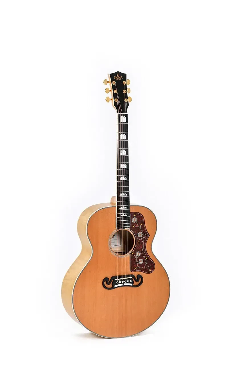 Электроакустическая гитара Sigma Guitars GJQA-SG200-AN Grand Jumbo Natural