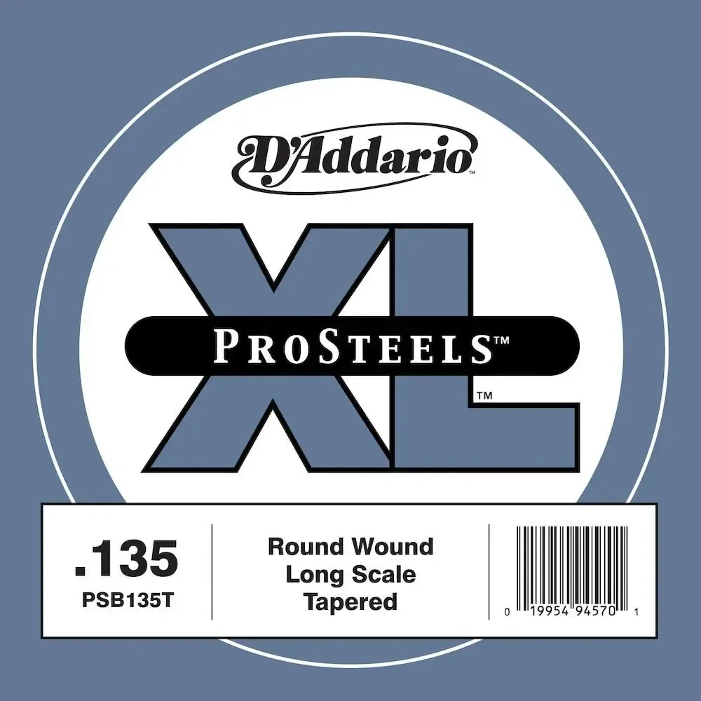 Струна одиночная D'Addario PSB135T Pro Steels 135