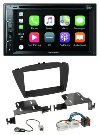 Pioneer MP3 USB DVD Bluetooth DAB 2DIN Autoradio für Hyundai ix35 (ab 2013)