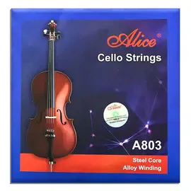Одиночная струна для виолончели Alice A803-4 Steel Core 4th С