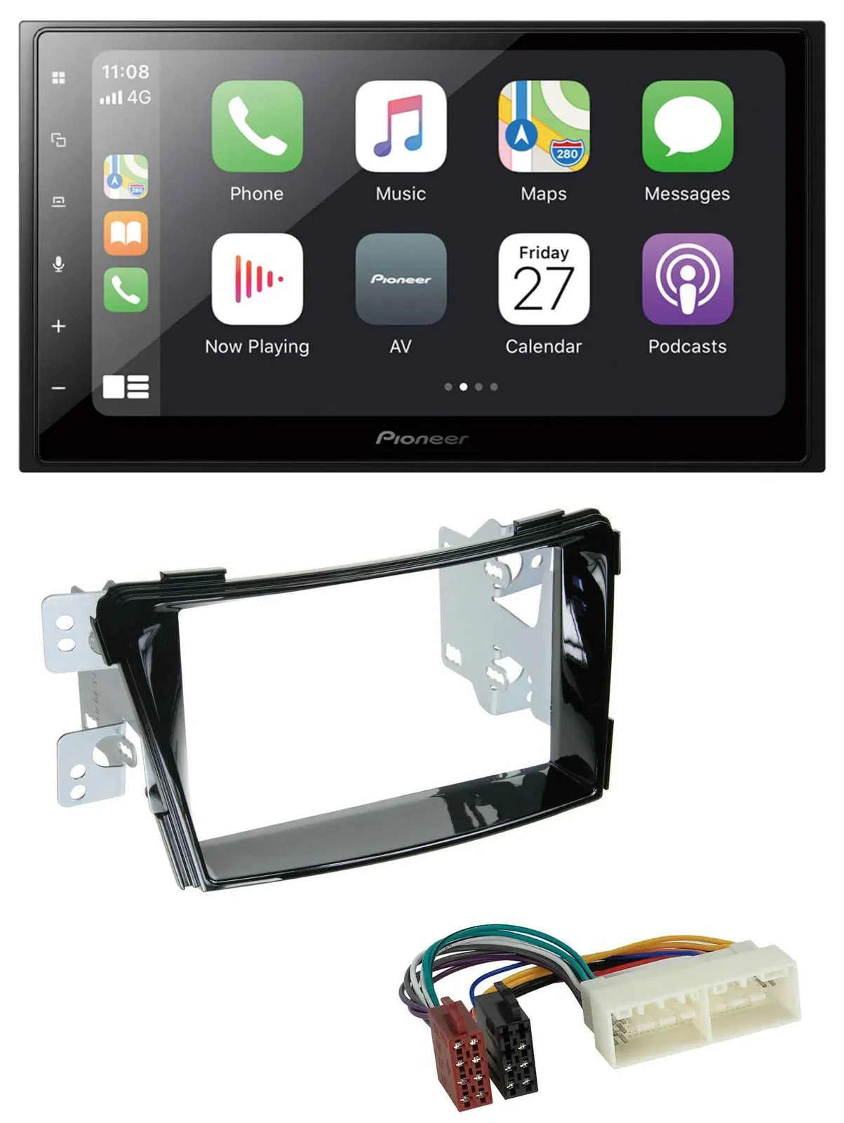 Автомагнитола для Hyundai i40 (с 2016, тип VF) Pioneer 2-DIN, MP3, Bluetooth, DAB, USB