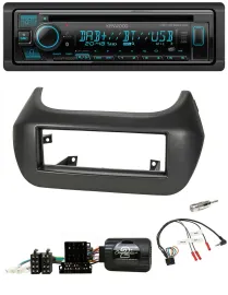 Kenwood Bluetooth DAB CD Lenkrad USB Autoradio für Fiat Fiorino Citroen Nemo Peu